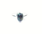 Zwarte Chalama Opal Ring/cabochon/nieuw- 2.92 g - (1)