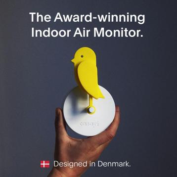 Birdie® schone lucht monitor ook in blauw en roze, Co2 meter beschikbaar voor biedingen