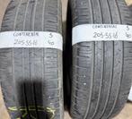 2x205-55-16 Continental Zomer 2x5m €40 Per Band 205 55 16, Auto-onderdelen, Banden en Velgen, Ophalen, Gebruikt, 16 inch, 205 mm