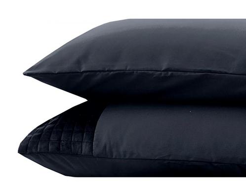 Velvet Band Zwart 2pack slopen Black 60 x 70, Huis en Inrichting, Slaapkamer | Beddengoed