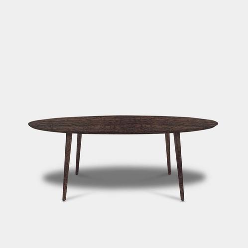Tafel Ovaal Eikenhout  Konisch  280x115, Huis en Inrichting, Tafels | Eettafels