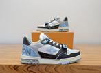 Louis Vuitton - LV Trainer Blue Grey Black - Sneakers -, Kleding | Heren, Schoenen, Nieuw