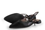 Manfield Slingbacks in maat 40 Zwart | 10% korting, Verzenden, Zwart, Zo goed als nieuw, Manfield