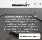 egaliseren, Nieuw