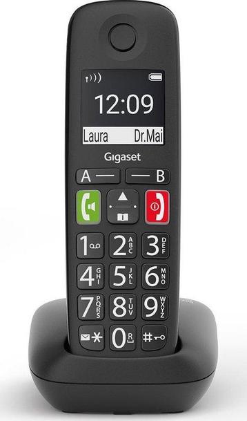Gigaset E290E - Single Senioren DECT telefoon - Zwart beschikbaar voor biedingen