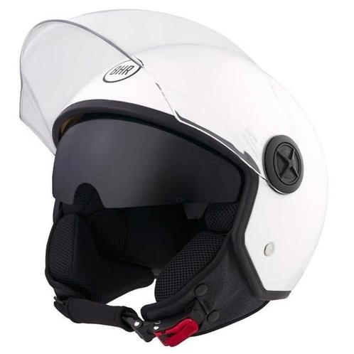 BHR 840 dual shield vespa helm glans wit | ECE 22.06, Motoren, Kleding | Motorhelmen, Nieuw met kaartje, Verzenden