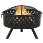 Vuurplaats met pook XXL 68 cm staal (Interieur)