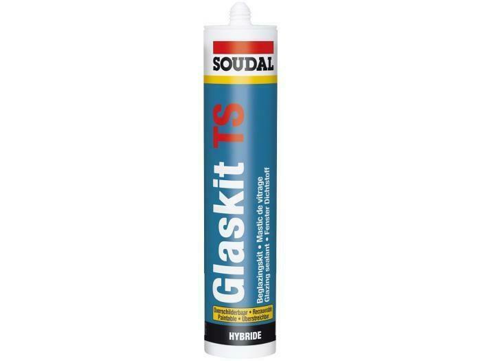 Soudal Glaskit TS 290 ml Zwart, Doe-het-zelf en Verbouw, Isolatie en Afdichting, Nieuw, Ophalen of Verzenden