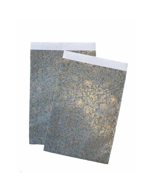 Cadeauzakjes Grijs Goud met Bladeren, Hobby en Vrije tijd, Knutselen, Overige typen, Nieuw, Ophalen of Verzenden