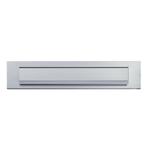 AXA briefplaat recht - aluminium naturel, Tuin en Terras, Brievenbussen, Verzenden, Nieuw
