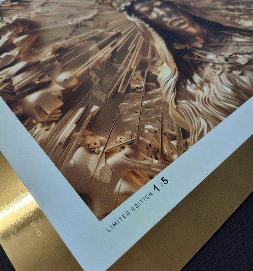 carcanvas.it - Framed ready to hang - Golden Madonna Praying, Antiek en Kunst, Antiek | Boeken en Bijbels