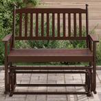 vidaXL Schuifbankje 118x70x104,5 cm massief populierenhout, Kinderen en Baby's, Verzenden, Nieuw