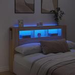 Hoofdbord LED 160cm Sonoma Eiken | Retourdeal | 35% Korting, Huis en Inrichting, Bruin, Nieuw, Ophalen of Verzenden, Modern