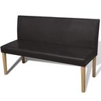 Bankje Donkerbruin 139,5cm - Retourdeal - 40% Korting!, Huis en Inrichting, Ophalen of Verzenden, Rechte bank, Minder dan 150 cm