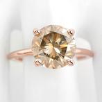 Ring - 14 karaat Roségoud - 3.11ct. tw. Diamant (Natuurlijk, Sieraden, Tassen en Uiterlijk, Ringen, Nieuw