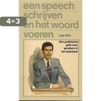 Speech schryven en het woord voeren 9789061205067 Joan Detz, Boeken, Verzenden, Gelezen, Joan Detz