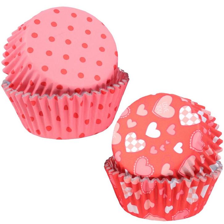 PME Cupcake Vormpjes Valentijn Ø52mm 60st., Hobby en Vrije tijd, Taarten en Cupcakes maken, Nieuw, Verzenden