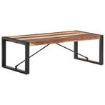 vidaXL Salontafel 120x60x40 cm massief hout, 100 tot 150 cm, Verzenden, Nieuw, 50 tot 100 cm