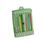 Ringenplankje kunststof - Groen - Vogelringen    -, Verzenden, Nieuw