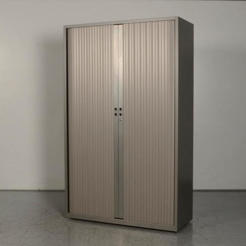Roldeurkast Gispen Meta - Antraciet	195 x 120 cm - Incl. 4, Huis en Inrichting, Kasten | Roldeurkasten en Archiefkasten, Ophalen of Verzenden
