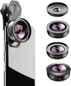 Apexel HD 5-in-1 Lensenset voor iPhone X/XS, Samsung, Hua..., Telecommunicatie, Mobiele telefoons | Toebehoren en Onderdelen, Nieuw