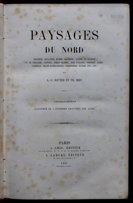 A.-C.-Bouyer Et Th. Midy - Paysages du Nord : Belgique,, Antiek en Kunst, Antiek | Boeken en Bijbels