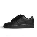 -9% Nike  Nike Air force 1 low rope laces black custom  maat, Verzenden, Nieuw, Zwart