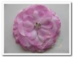 Corsage bloem peony met clip lila-wit c, Hobby en Vrije tijd, Ophalen of Verzenden, Nieuw