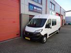 Fiat Ducato 33 2.3 MultiJet L3H2 maxi dubbelcabine, Auto's, Stof, Gebruikt, Overige carrosserieën, Wit