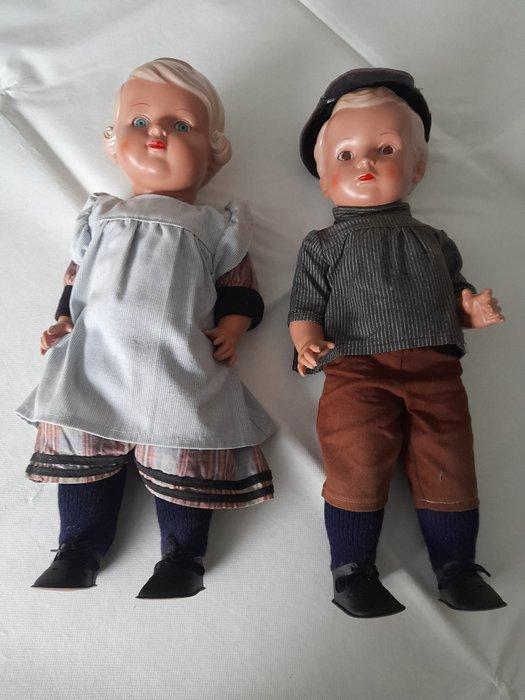 Schildkröt - Pop Schildkröt puppen - Duitsland, Antiek en Kunst, Antiek | Speelgoed