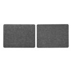 ProPlus Placemats – 33x45 cm – Grijs Vilt – Set van 2, Caravans en Kamperen, Ophalen of Verzenden, Nieuw