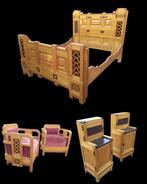 Manifattura Italiana - Bed (5) - Hout - 2 fauteuils en 2, Antiek en Kunst