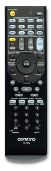 Onkyo RC-707M afstandsbediening, Audio, Tv en Foto, Afstandsbedieningen, Verzenden