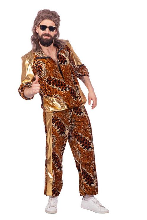 Fout Trainingspak Goud Panter Man, Kleding | Heren, Carnavalskleding en Feestkleding, Nieuw, Ophalen of Verzenden