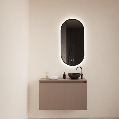 Fonteinmeubel BWS Meadow 80x50 cm Latte Incl. Topplaat, Doe-het-zelf en Verbouw, Sanitair, Bad, Nieuw, Ophalen of Verzenden