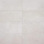 Vloertegel / wandtegel slate g wit 60x120 59,6x119,5, Doe-het-zelf en Verbouw, Tegels, Keramiek, Nieuw, Ophalen of Verzenden, 10 m² of meer