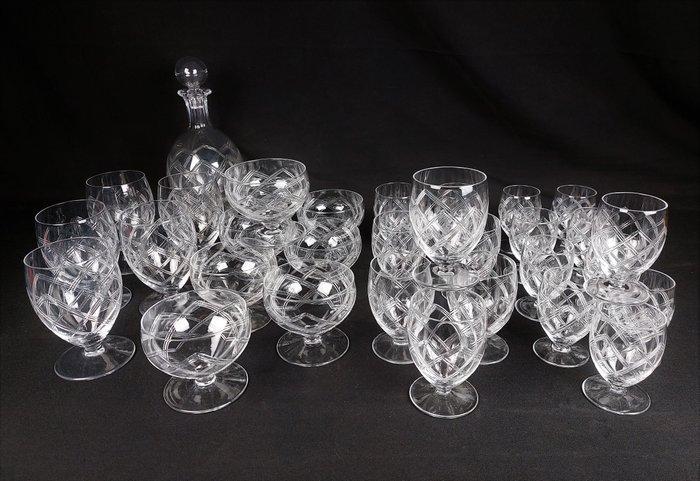 St. Louis - Drinkservies (32) - Ligier - Kristal -, Antiek en Kunst, Kunst | Designobjecten