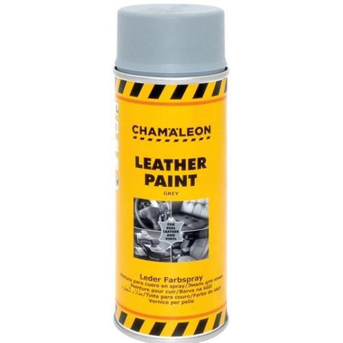 Leerverf grijs spuitbus 400 ml - Chamäleon, Auto diversen, Autogereedschap, Nieuw, Verzenden