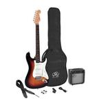 SX SE1SK-3TS sunburst elektrische gitaar starter set, Muziek en Instrumenten, Snaarinstrumenten | Gitaren | Elektrisch, Ophalen of Verzenden