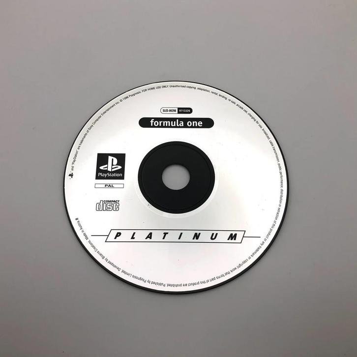 Formula 1 [Platinum] - PlayStation 1 - Disc Only, Spelcomputers en Games, Games | Sony PlayStation 1, Zo goed als nieuw, Ophalen of Verzenden