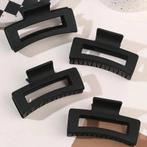Set 4 Haarklemmen - Zwart - 8,5 cm - Goede Kwaliteit, Boeken, Verzenden, Nieuw