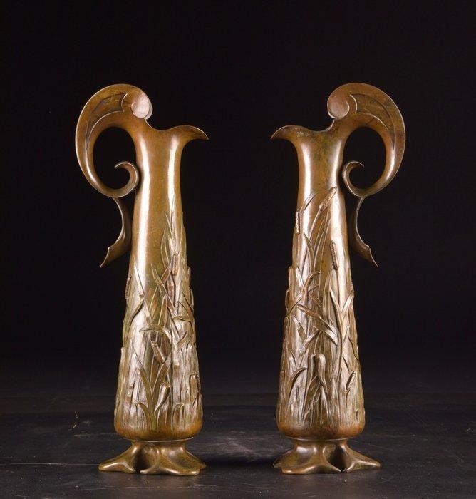 Art Nouveau vazen - Carmelo Cernigliari-Melilli (Italië /, Antiek en Kunst, Antiek | Meubels | Stoelen en Banken