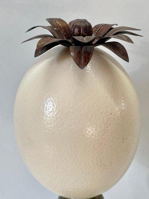 Decoratief ornament (2) - Frankrijk - Struisvogel Eieren, Antiek en Kunst, Curiosa en Brocante