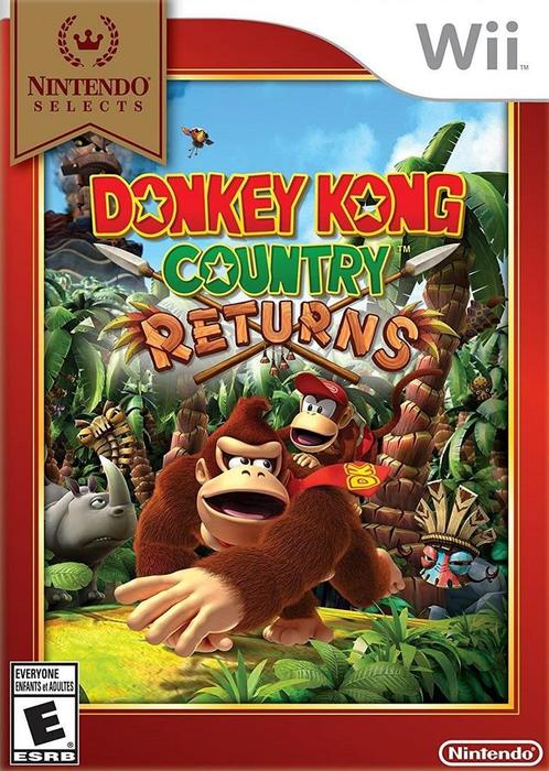 Wii Donkey Kong Country Returns, Spelcomputers en Games, Games | Nintendo Wii, Zo goed als nieuw, Verzenden