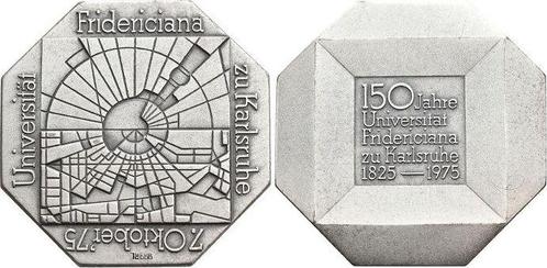 Ar-medaille 1975 Baden-karlsruhe, Stadt, Postzegels en Munten, Penningen en Medailles, Verzenden