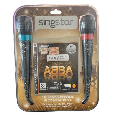 Playstation 3 SingStar ABBA + Bedrade Microfoon Set (Nieuw), Spelcomputers en Games, Games | Sony PlayStation 3, Nieuw, Verzenden