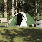 vidaXL Gezinstent 6-persoons waterdicht groen, Caravans en Kamperen, Tenten, Verzenden, Nieuw, Tot en met 2