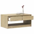 vidaXL Salontafel SAUDA 99x55x45 cm massief grenenhout, Verzenden, Nieuw, Grenenhout, 50 tot 100 cm