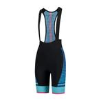 Dames fietsbroek Impress Zwart/blauw/roze, Verzenden, Nieuw, Dames