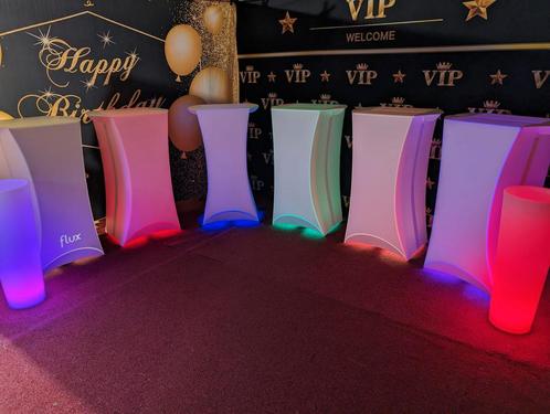 Led verlichte statafel huren te huur Topdesign Mega Acties, Hobby en Vrije tijd, Feestartikelen | Verhuur, Nieuw, Ophalen
